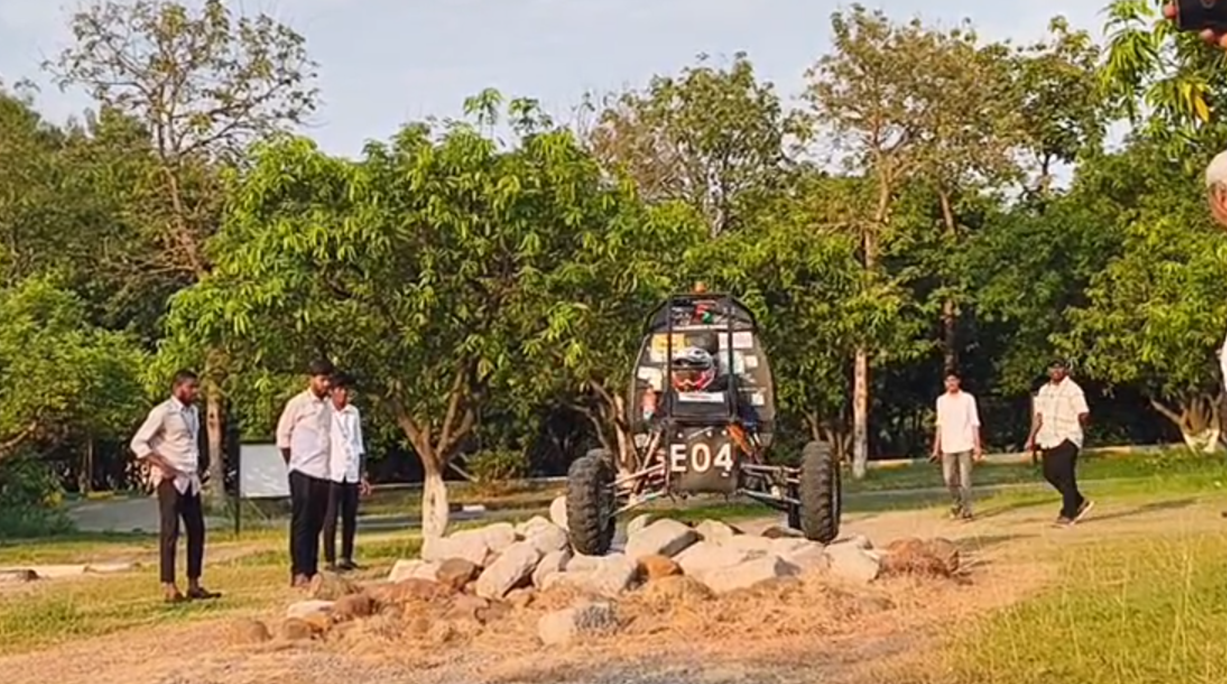 Engineering students celebrating placement success at MSEC Chennai