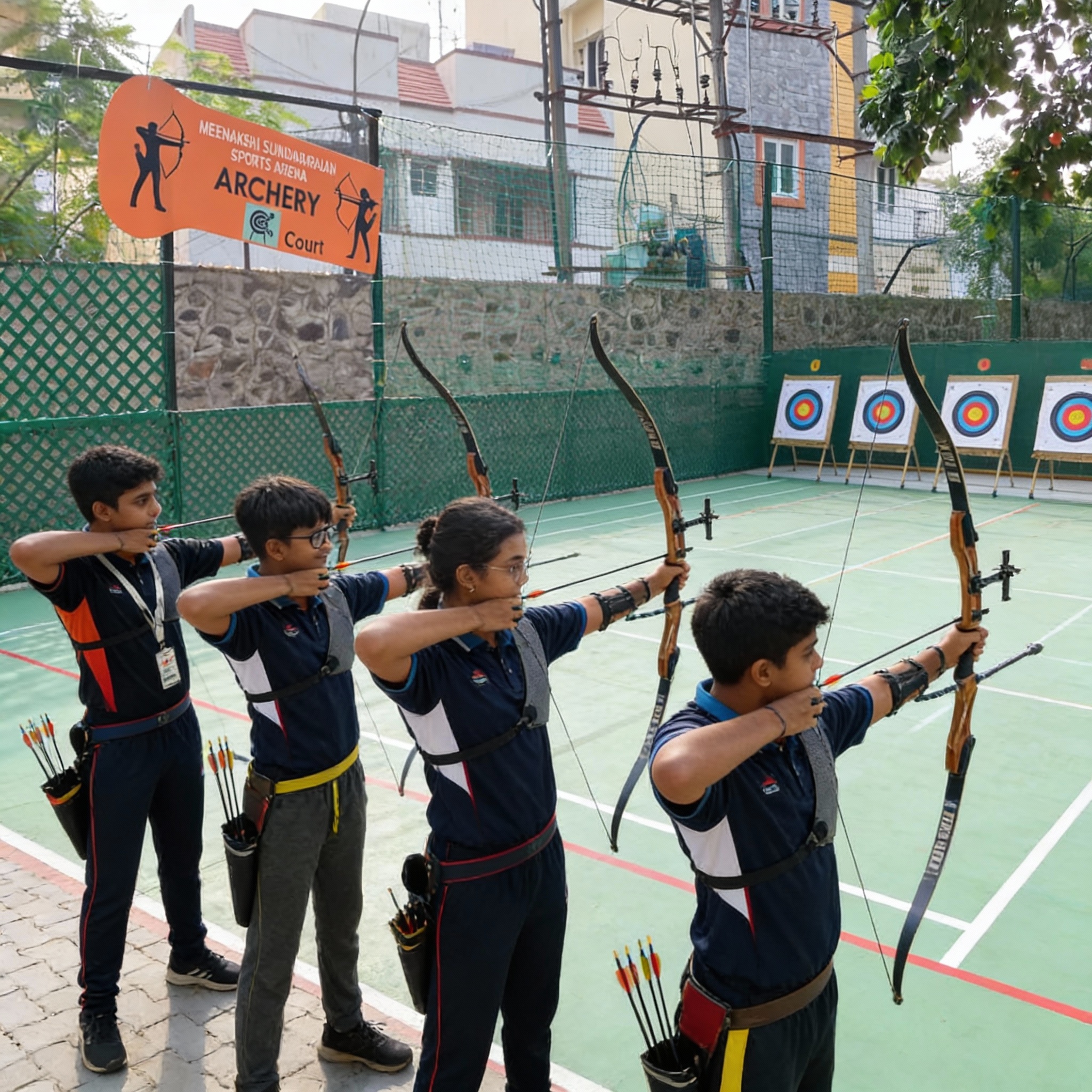 Archery programme international school Chennai The Nest School