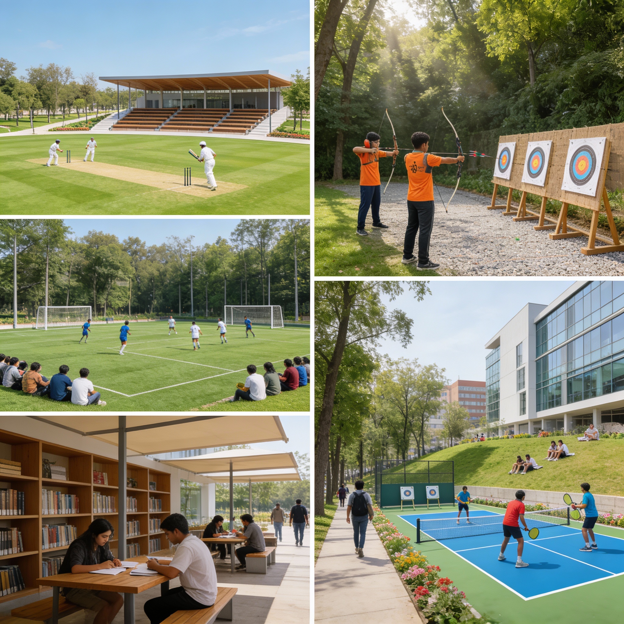 Pickleball sport school Chennai - students playing at The Nest School
